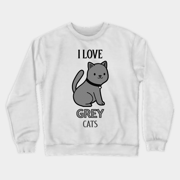 GREY CAT Crewneck Sweatshirt by GreatSeries